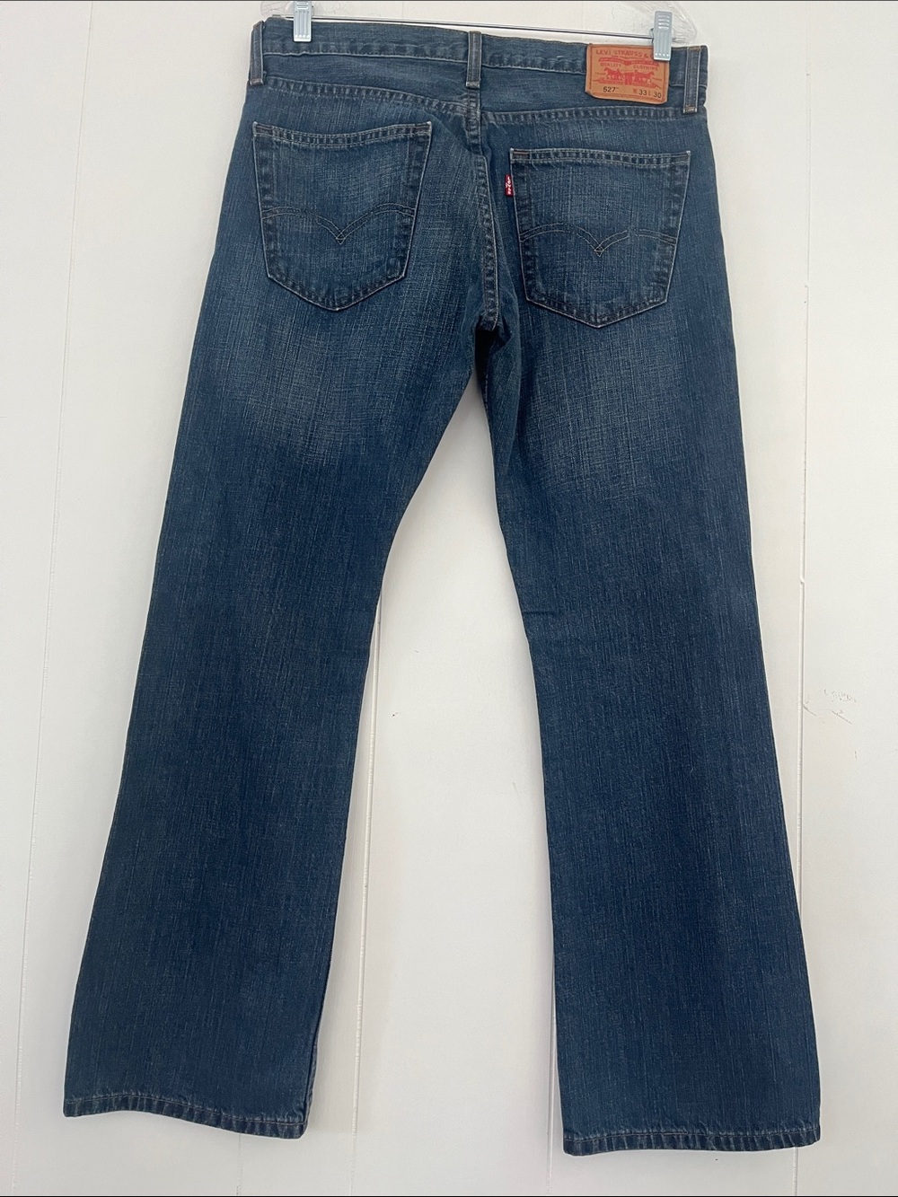 LEVI’s 527 Bootcut Men's Dark Wash Blue Jeans Denim W 33 L 30 - Picture 13 of 14